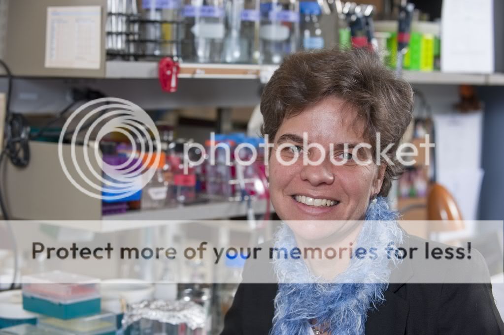 Karolin Luger in her lab