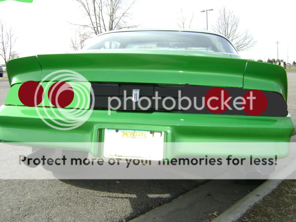 1981 camaro taillights