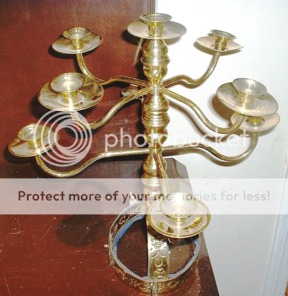 Belly Dance New Candle Holder Candelabra Shemadan 9 Candles Handmade In
